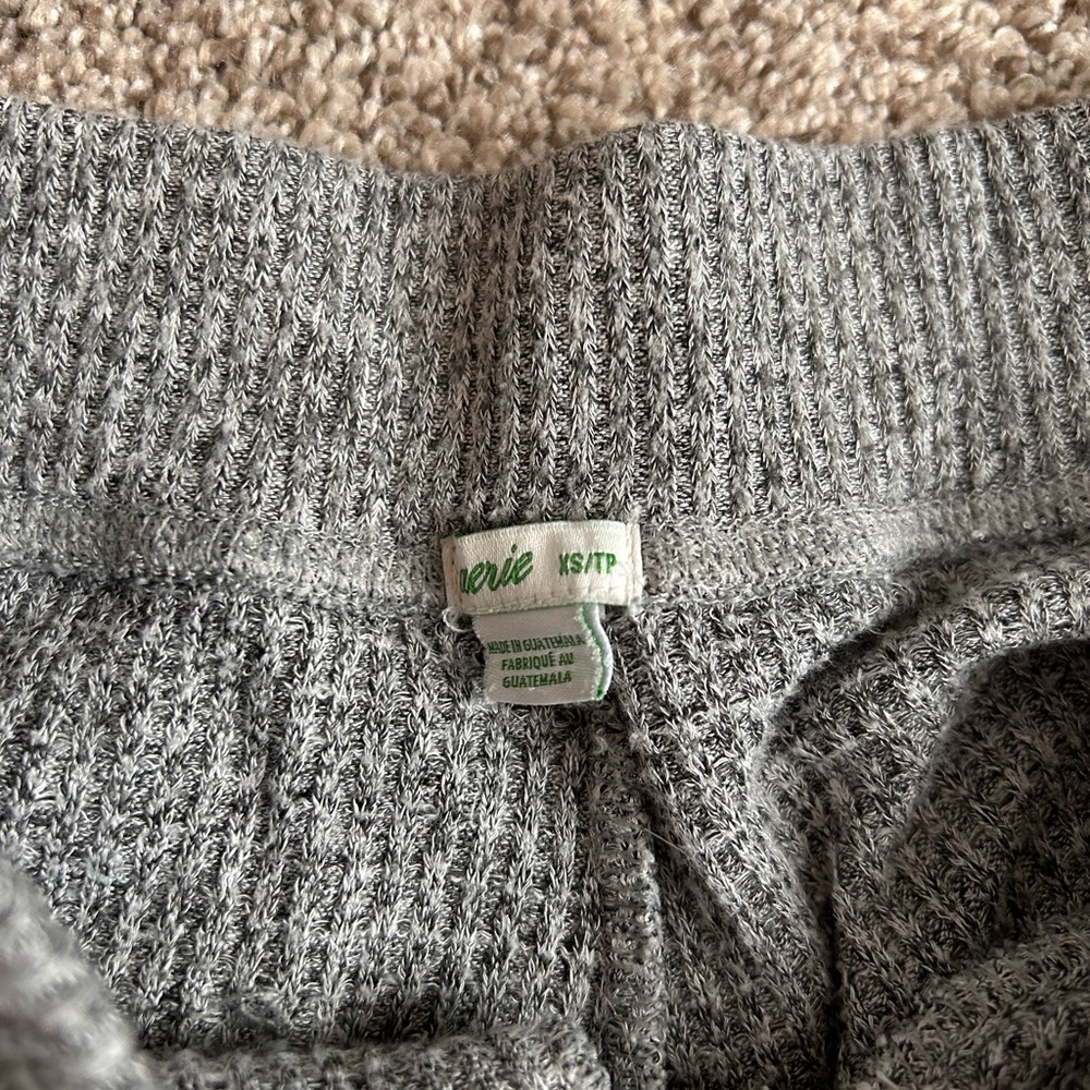 Aerie women’s XS waffle knit thermal joggers - Picture 3 of 5